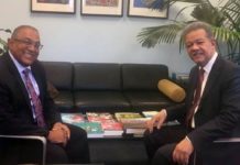 Leonel se reúne con Vargas en NY y tratan elecciones de 2020 y situación de dominicanos en el exterior