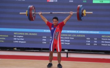 Luis García obtiene oro en arranque y logra plata en envión