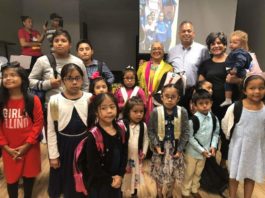 Leila Arbaje recoleta mochilas y útiles escolares para niños de la República Dominicana