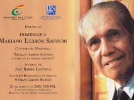 HOMENAJE A DON MARIANO LEBRÓN SAVIÑON