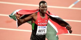 Muere Nicholas Bett, ex-campeón mundial en 400 metros con vallas