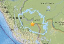 Se registra sismo en Perú de magnitud 7,1