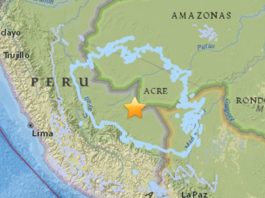 Se registra sismo en Perú de magnitud 7,1