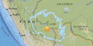 Se registra sismo en Perú de magnitud 7,1