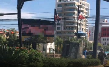 Alcaldía del Distrito Nacional multa empresa por video porno en valla de 27 con Lincoln