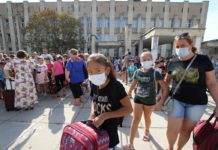 Cuatro mil niños huyen de una nube de contaminación química en Europa del Este