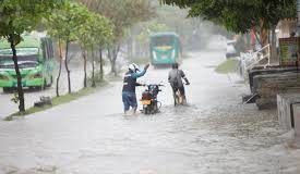 Continúan aguaceros por remanentes nubosos de Isaac