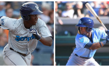Sánchez y Bruján homenajeados por los Rays de Tampa Bay