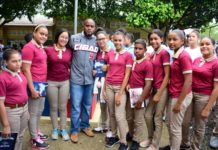 Gigantes del Cibao inician Tour por la educación 2018 visitando centros educativos