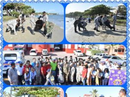 Militares de la Base Aérea Puerto Plata participan en jornada de limpieza de playas