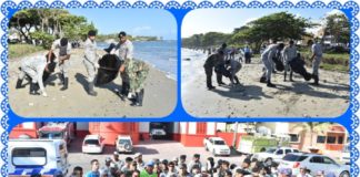 Militares de la Base Aérea Puerto Plata participan en jornada de limpieza de playas