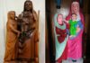 «No fue una restauración, fue una venganza»: la polémica por la pintada de tres esculturas de madera del siglo XV en una iglesia de España