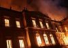 Pérdidas millonarias deja el incendio en el Museo Nacional Rio de Janeiro