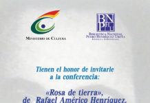 Invitación a Conferencia: “Rosa de tierra” de Rafael Américo Henríquez
