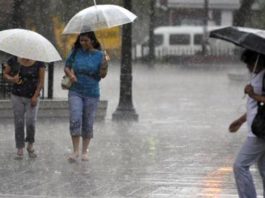 ONAMET pronostica fuertes aguaceros debido a vaguada