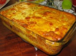 Pastelón de harina de maíz