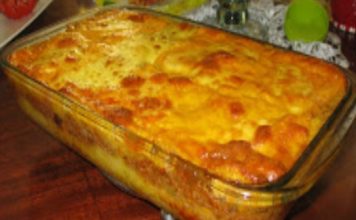 Pastelón de harina de maíz