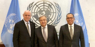 Embajador José Singer sostiene reunión de trabajo con Antonio Guterres, con miras a presidencia Consejo Seguridad ONU durante enero 2019