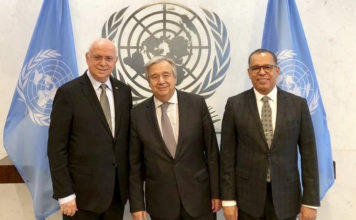 Embajador José Singer sostiene reunión de trabajo con Antonio Guterres, con miras a presidencia Consejo Seguridad ONU durante enero 2019