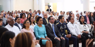 Primera dama asiste a eucaristía por 40 años de ordenación de monseñor Benito Ángeles e inauguración oficinas Vicaría Episcopal