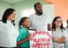 Banco BHD León y Vladimir Guerrero llevan útiles escolares a escuelas de Nizao