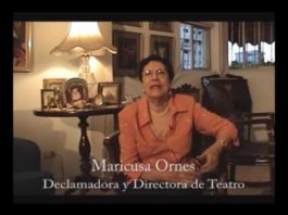 Fallece la declamadora y directora de Teatro, Maricusa Ornes