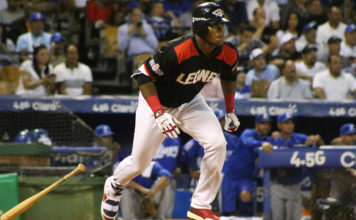 Cordero culmina su participación con el Escogido