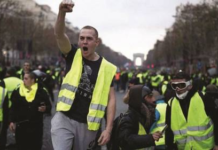 Los ‘chalecos amarillos’ salen a la calle en Francia por novena semana consecutiva