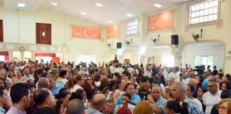 Sepultan restos hermano monseñor Freddy Bretón