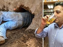 Hombre construye un túnel desde su casa al bar para escapar por las noches de su esposa