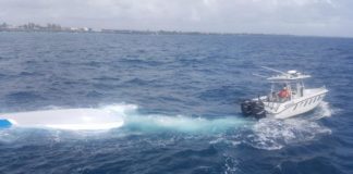 Lancha recuperada por Armada fue la que trajo 707 kilos de cocaína decomisados en Bayahíbe