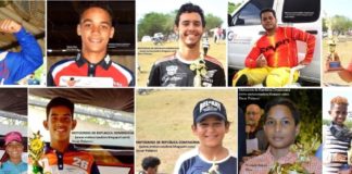 Los campeones dominicanos listos para correr en el motocross de Dajabón