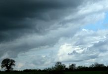 Lluvias esporadicas y nublados dispersos en varias localidades del pais