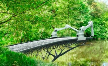 Construyen un puente en Ámsterdam con impresoras 3D