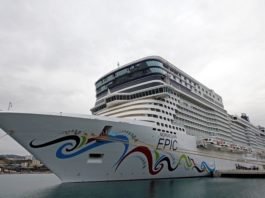 VIDEO: El momento en que un crucero choca contra un muelle en Puerto Rico y causa destrozos parciales