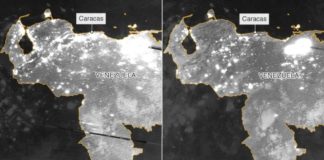¿Cómo se vio desde el espacio el apagón más largo de Venezuela?