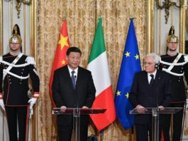 El presidente chino elogia en Italia una alianza sin problemas
