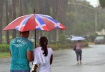 Vaguada genera aguaceros en varias localidades del país