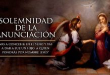 Iglesia Católica celebra hoy la Anunciación! El “Sí” de una mujer que cambió la historia