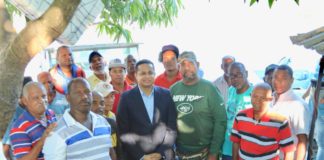 Omar Guevara recibe el apoyo de la Asociación de Pescadores del Río OZAMA y Mar Caribe (APROMAR)