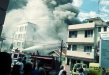 Fuego daña parte de la casa de la familia Balaguer, en Santiago de los Caballeros