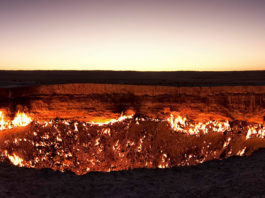 VIDEO, FOTO: Un dron capta impresionantes imágenes de ‘la puerta del infierno’