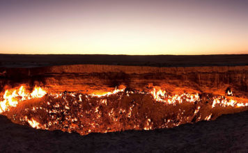 VIDEO, FOTO: Un dron capta impresionantes imágenes de ‘la puerta del infierno’