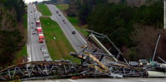 Al menos 23 muertos después de que tornados tocaran tierra en Alabama y Georgia