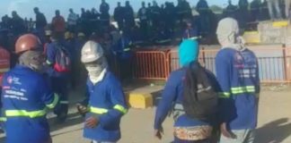 Video: Protestan trabajadores de Punta Catalina y esta es la razón