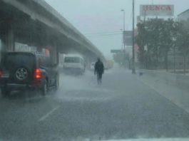 Vaguada continuará provocando aguaceros en gran parte del país
