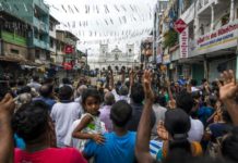 Tensión en las calles de Sri Lanka una semana después de los atentados