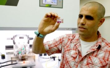 Científicos israelíes presentan un corazón realizado con impresora 3D a partir de tejidos humanos