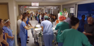 Un último homenaje para quienes van a donar sus órganos