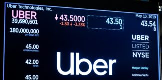 Uber tropieza en su debut en la Bolsa de Nueva York